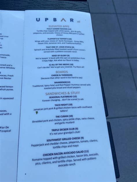 upbar menu|UPBAR .